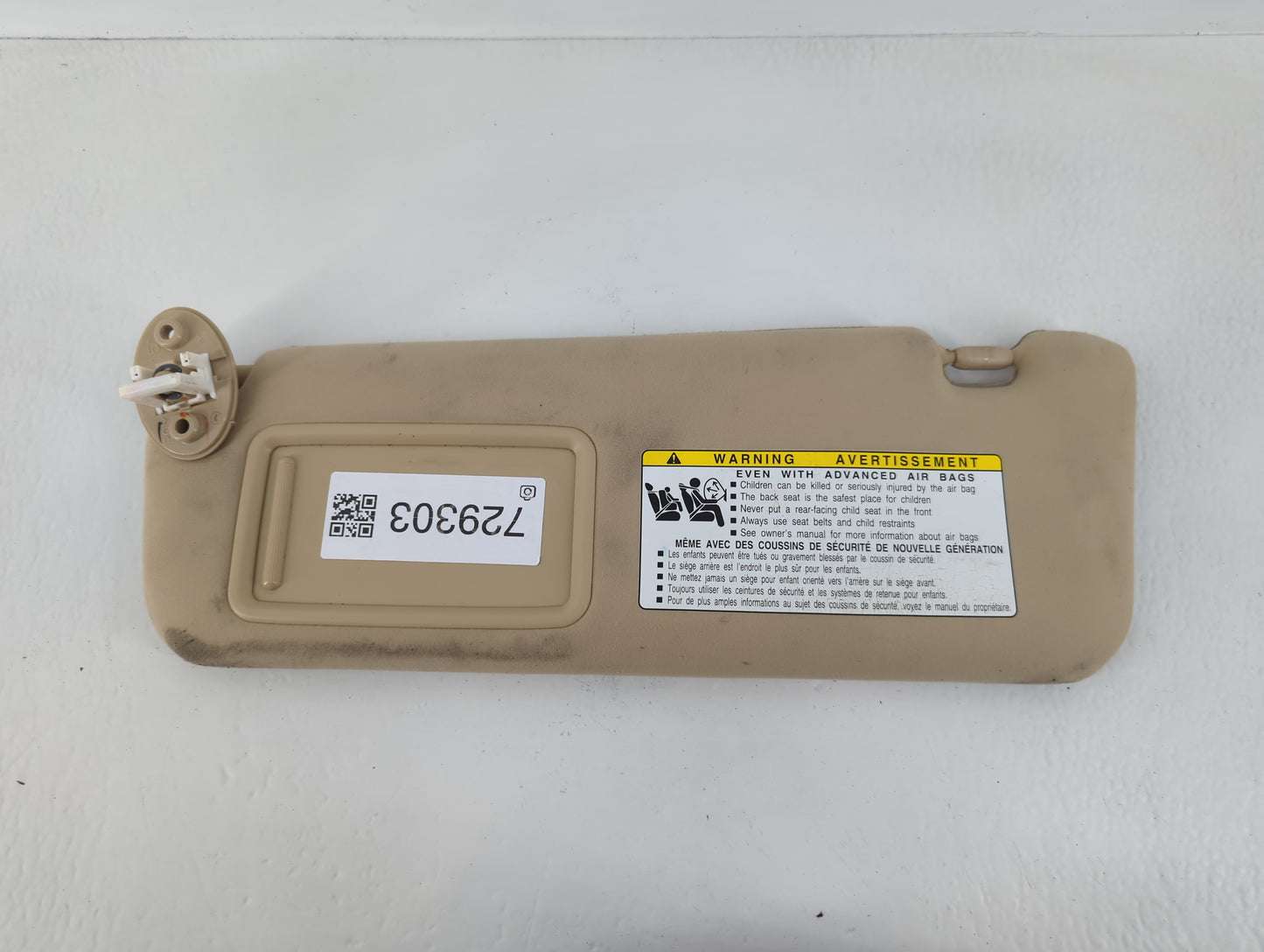 2007-2009 Lexus Ls460 Sun Visor Shade Replacement Driver Left Mirror Fits Fits 2007 2008 2009 OEM Used Auto Parts - Oemuseda