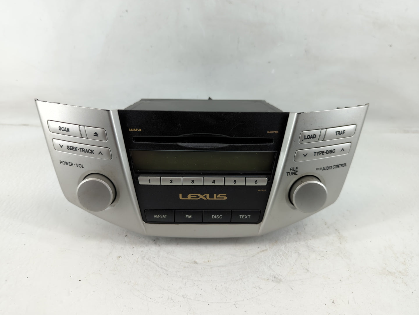 2007-2009 Lexus Rx350 Radio AM FM Cd Player Receiver Replacement P/N:86120-0E030 Fits Fits 2006 2007 2008 2009 OEM Used Auto