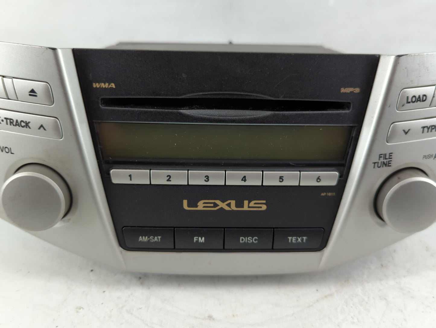 2007-2009 Lexus Rx350 Radio AM FM Cd Player Receiver Replacement P/N:86120-0E030 Fits Fits 2006 2007 2008 2009 OEM Used Auto