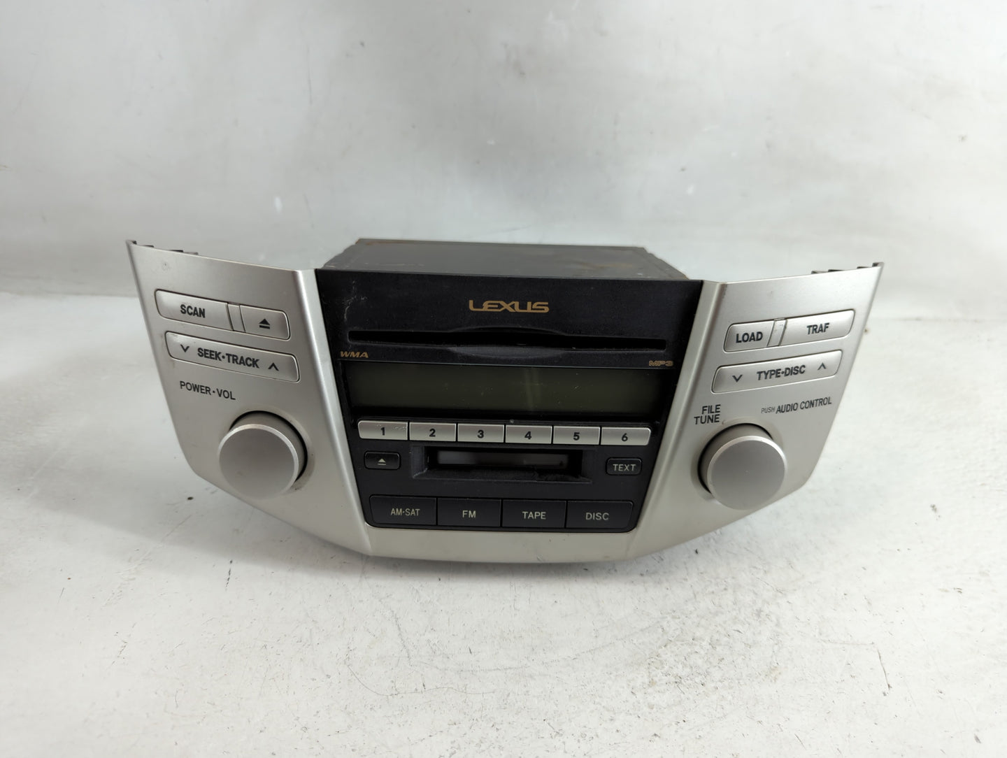 2007-2009 Lexus Rx350 Radio AM FM Cd Player Receiver Replacement P/N:86120-0E070 Fits Fits 2006 2007 2008 2009 OEM Used Auto