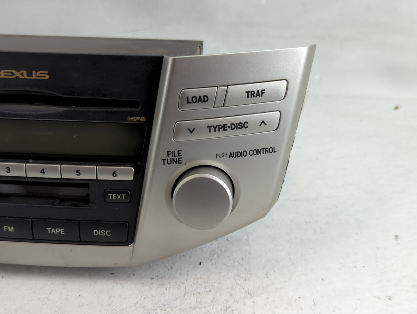2007-2009 Lexus Rx350 Radio AM FM Cd Player Receiver Replacement P/N:86120-0E070 Fits Fits 2006 2007 2008 2009 OEM Used Auto