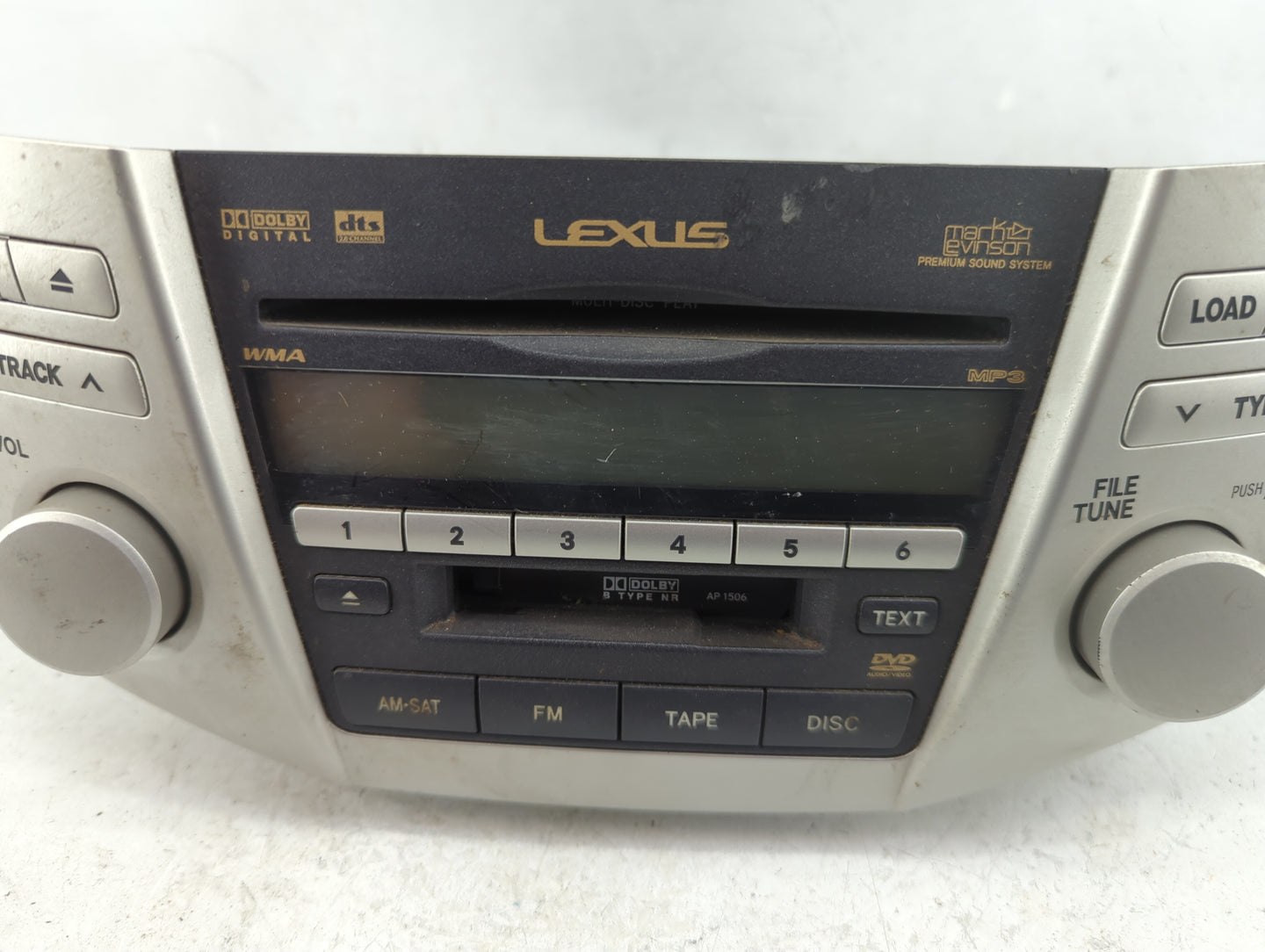2007-2009 Lexus Rx350 Radio AM FM Cd Player Receiver Replacement P/N:86120-0E080 Fits Fits 2006 2007 2008 2009 OEM Used Auto