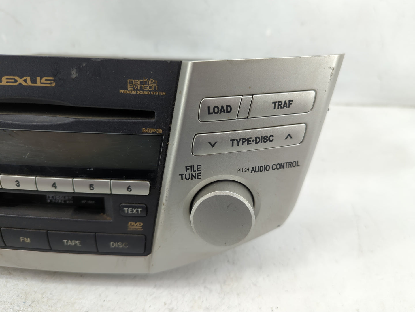 2007-2009 Lexus Rx350 Radio AM FM Cd Player Receiver Replacement P/N:86120-0E080 Fits Fits 2006 2007 2008 2009 OEM Used Auto