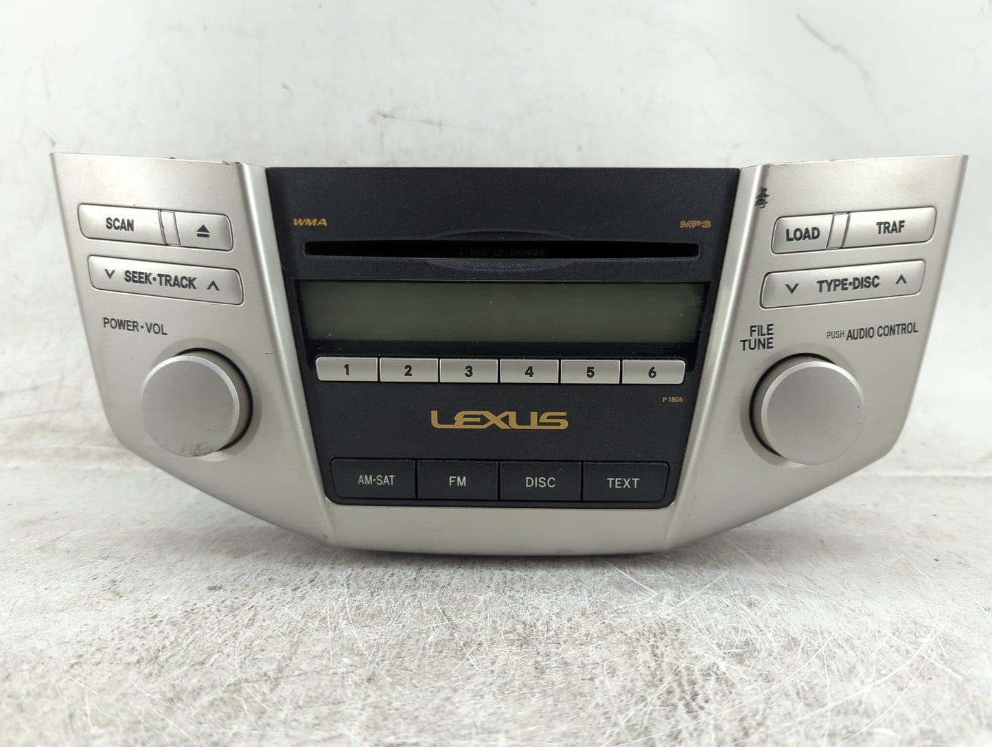 2007-2009 Lexus Rx350 Radio AM FM Cd Player Receiver Replacement P/N:86120-48A00-1 DEX-MG8167ZT Fits Fits 2006 2007 2008 200