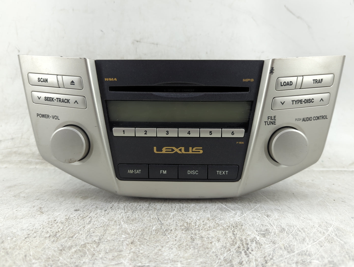 2007-2009 Lexus Rx350 Radio AM FM Cd Player Receiver Replacement P/N:86120-48A00-1 DEX-MG8167ZT Fits Fits 2006 2007 2008 200