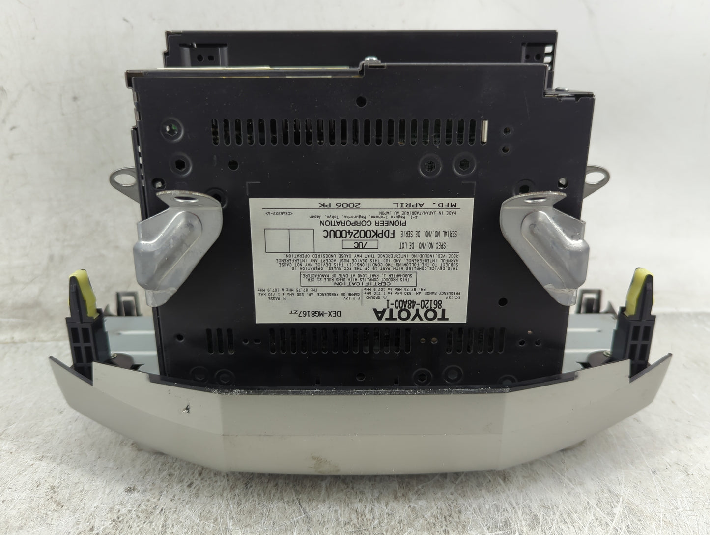 2007-2009 Lexus Rx350 Radio AM FM Cd Player Receiver Replacement P/N:86120-48A00-1 DEX-MG8167ZT Fits Fits 2006 2007 2008 200