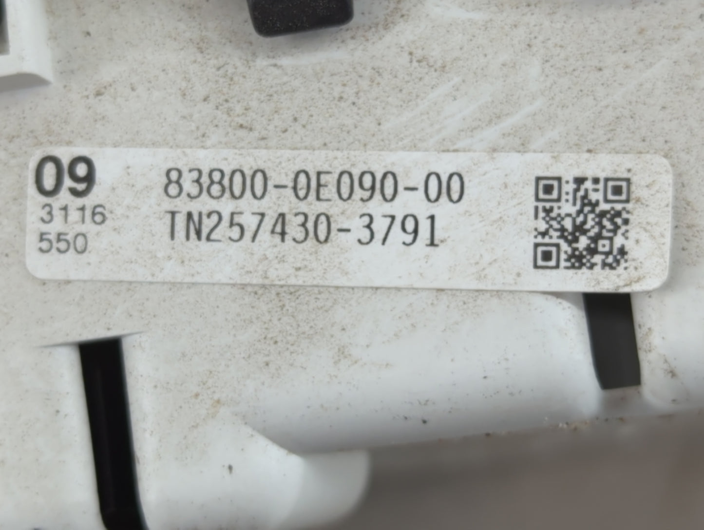 2007 Lexus Rx350 Instrument Cluster Speedometer Gauges P/N:TN257430-3791 83800-0E090-00 Fits Fits 2006 OEM Used Auto Parts -