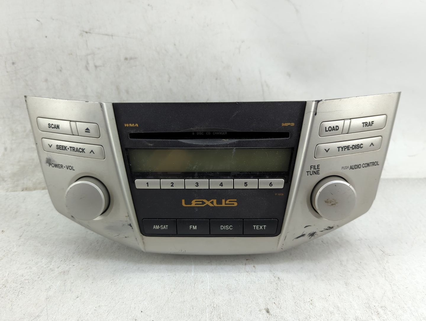 2007-2008 Lexus Rx400 Radio AM FM Cd Player Receiver Replacement P/N:86120-48A00 DEX-MG8167ZT-02 Fits Fits 2006 2007 2008 20