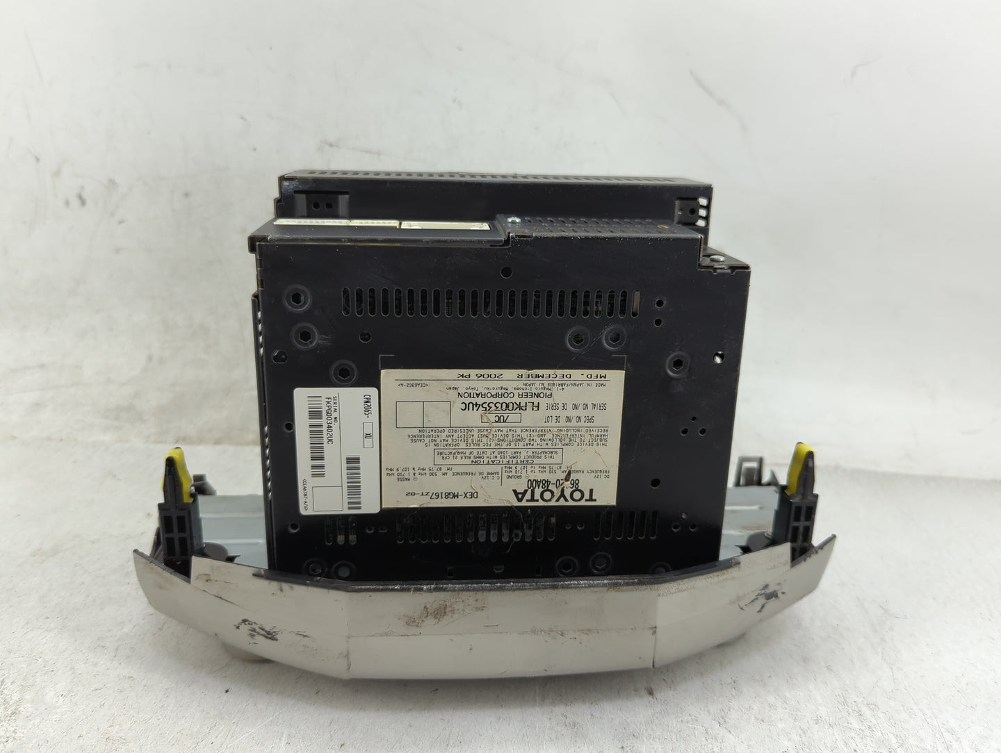 2007-2008 Lexus Rx400 Radio AM FM Cd Player Receiver Replacement P/N:86120-48A00 DEX-MG8167ZT-02 Fits Fits 2006 2007 2008 20