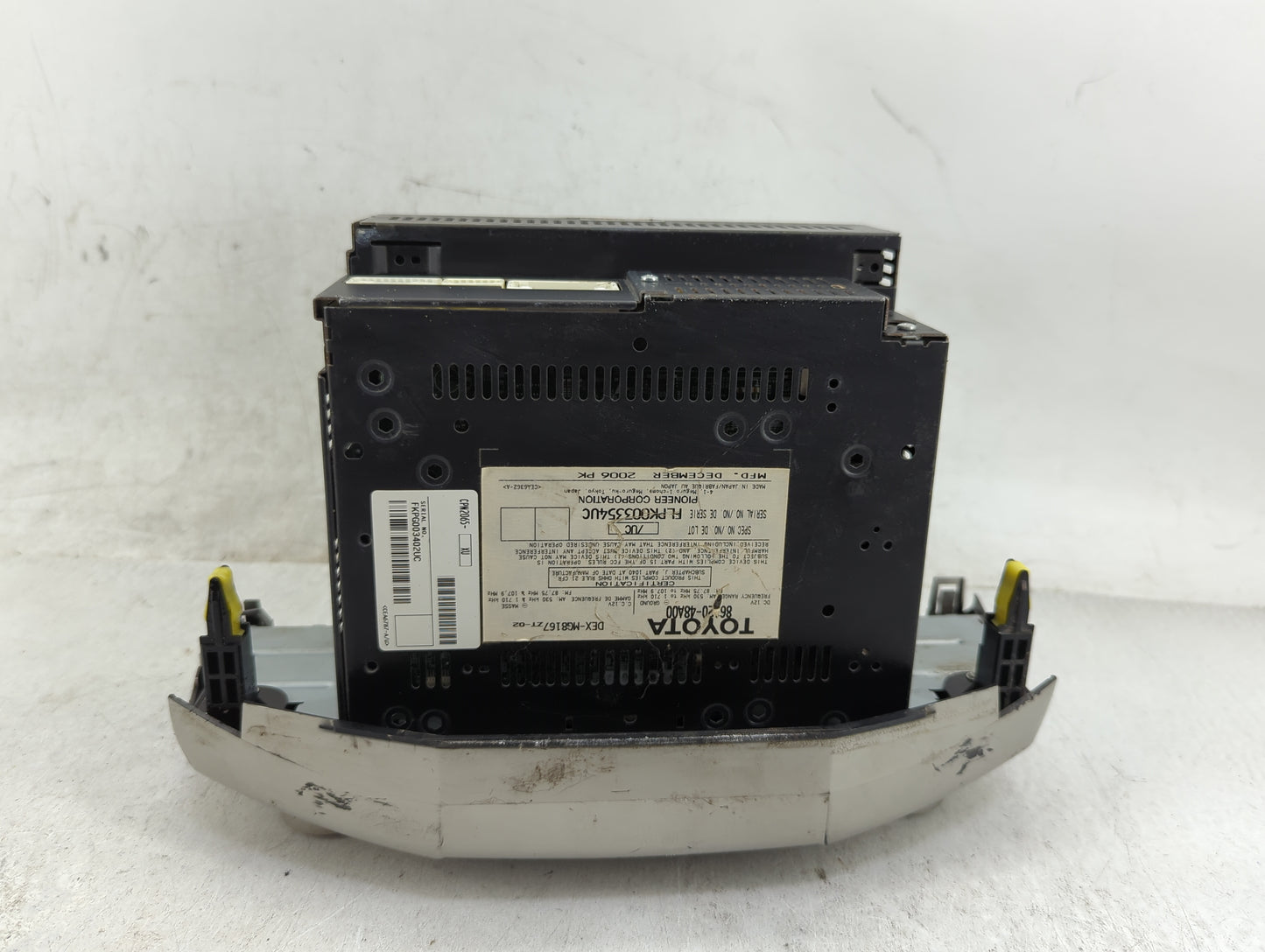 2007-2008 Lexus Rx400 Radio AM FM Cd Player Receiver Replacement P/N:86120-48A00 DEX-MG8167ZT-02 Fits Fits 2006 2007 2008 20