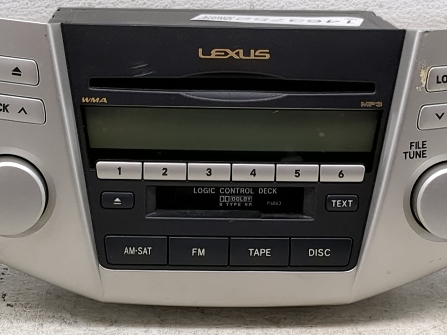 2007-2008 Lexus Rx400 Radio AM FM Cd Player Receiver Replacement P/N:86120-48A20 FX-MG9067ZT-02 Fits Fits 2006 2007 2008 200