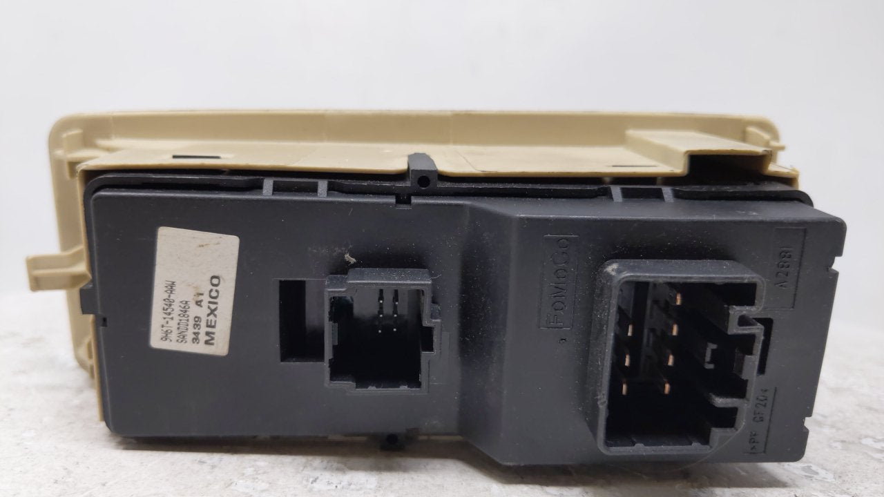2007 Lincoln Lincoln Master Power Window Switch Replacement Driver Side Left P/N:9H6T-14540-AAW Fits OEM Used Auto Parts - O