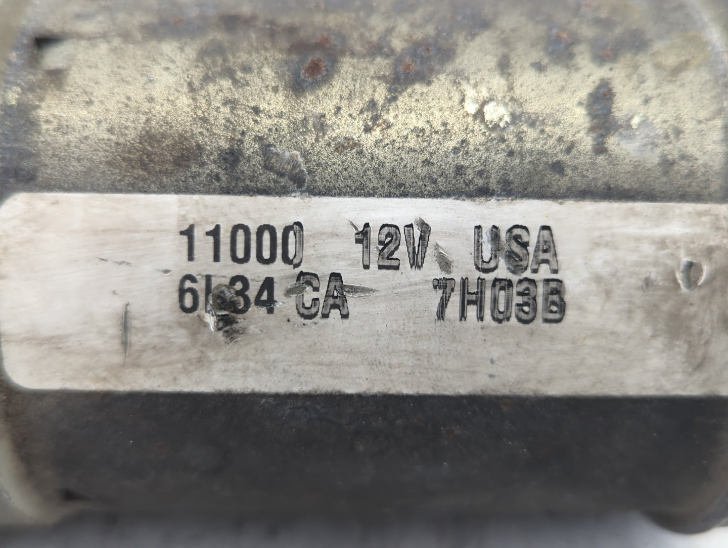 2007 Lincoln Mark Lt Car Starter Motor Solenoid OEM P/N:6L34 CA 7H03B 11000 12V Fits OEM Used Auto Parts - Oemusedautoparts1