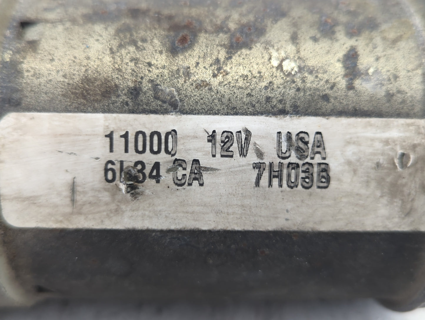 2007 Lincoln Mark Lt Car Starter Motor Solenoid OEM P/N:6L34 CA 7H03B 11000 12V Fits OEM Used Auto Parts - Oemusedautoparts1