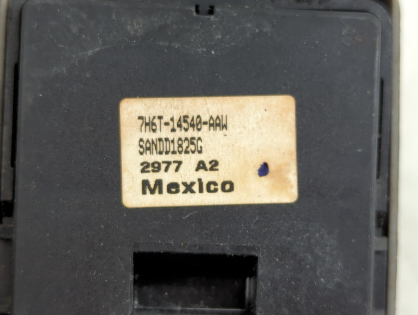 2007 Lincoln Mkx Master Power Window Switch Replacement Driver Side Left P/N:7H6T-14540-AAW Fits Fits 2006 2008 2009 2010 OE