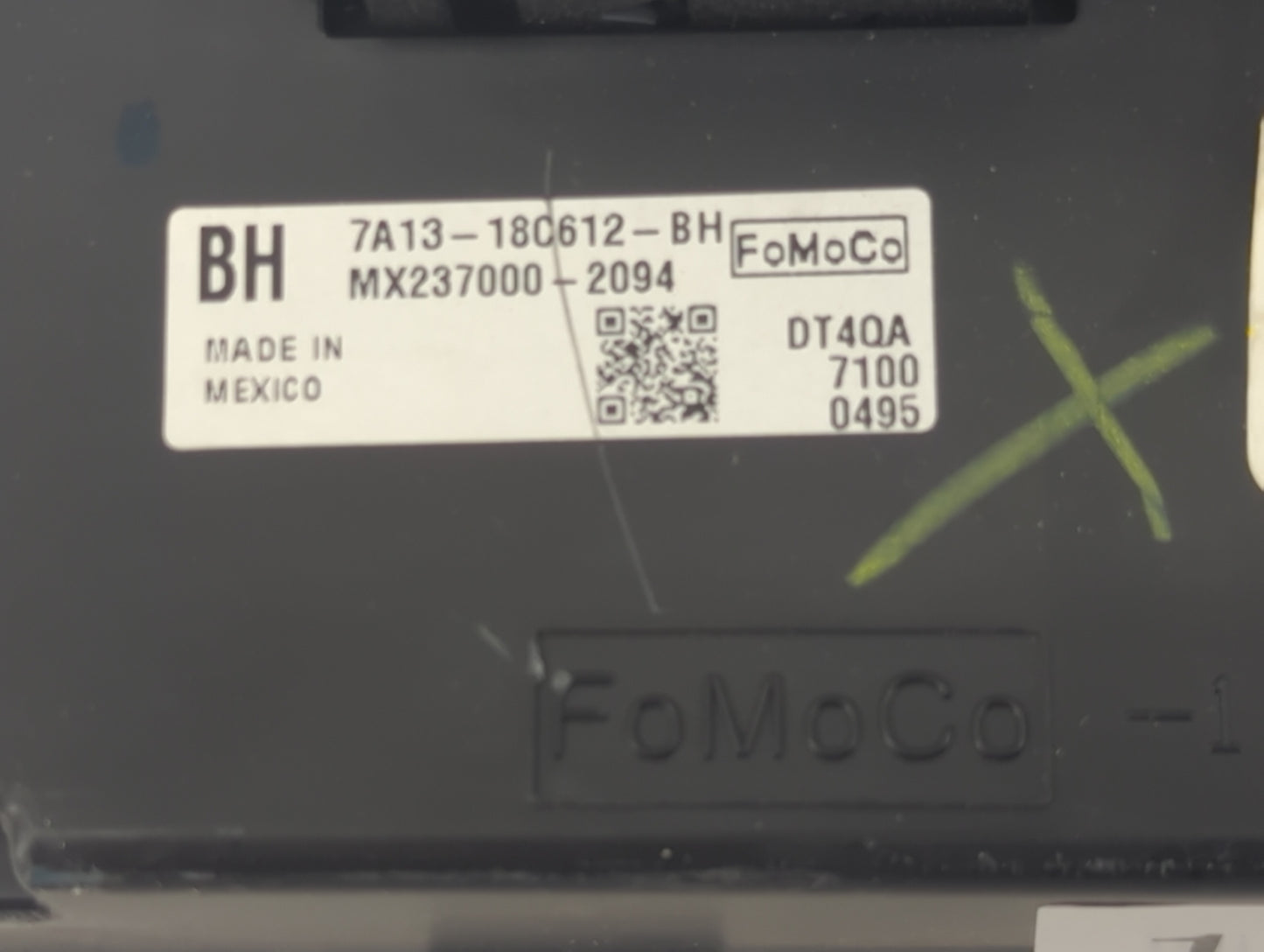 2007 Lincoln Mkx Climate Control Module Temperature AC/Heater Replacement P/N:7A13-18C612-BH MX237000-2094 Fits OEM Used Aut