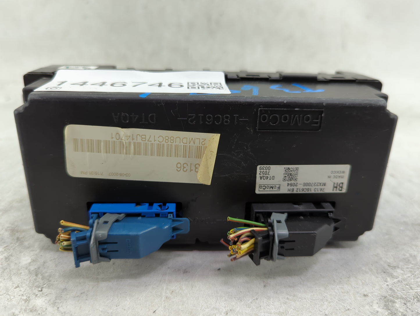 2007 Lincoln Mkx Climate Control Module Temperature AC/Heater Replacement P/N:7A1318C612BH MX237000-2094 Fits OEM Used Auto 