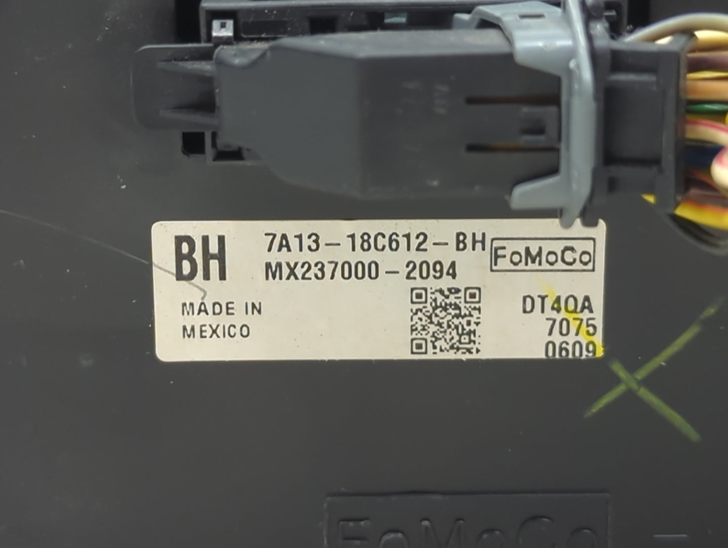 2007 Lincoln Mkx Climate Control Module Temperature AC/Heater Replacement P/N:7A13-18C612-BH MX237000-2094 Fits OEM Used Aut