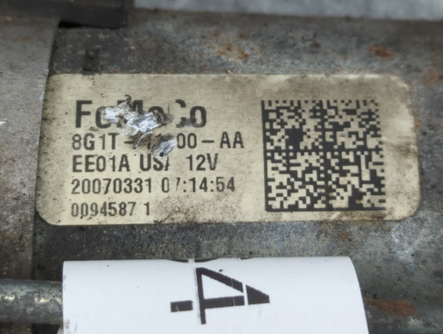 2007-2018 Lincoln Mkx Car Starter Motor Solenoid OEM P/N:02137907 A 8G1T-11000-AA Fits OEM Used Auto Parts - Oemusedautopart