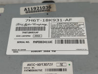 2007 Lincoln Mkz Radio AM FM Cd Player Receiver Replacement P/N:7H6T-18K931-AF 7H6T-18K931-AH Fits OEM Used Auto Parts - Oem