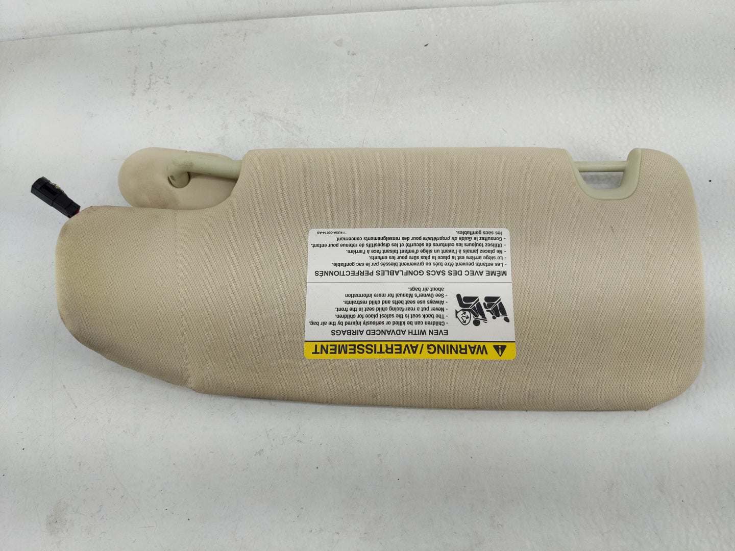 2007-2009 Lincoln Mkz Sun Visor Shade Replacement Passenger Right Mirror Fits Fits 2006 2007 2008 2009 OEM Used Auto Parts -