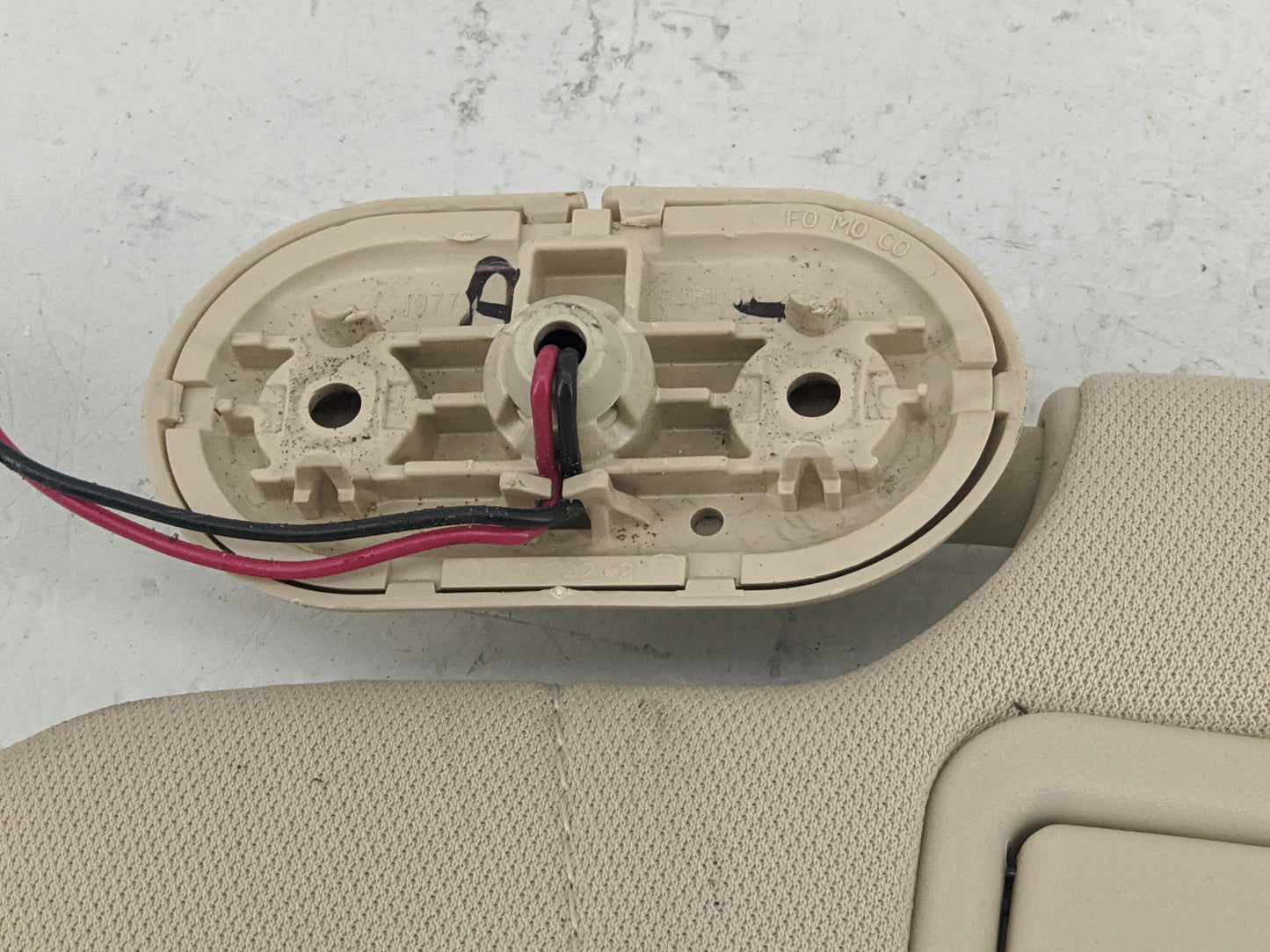 2007-2009 Lincoln Mkz Sun Visor Shade Replacement Driver Left Mirror Fits Fits 2006 2007 2008 2009 OEM Used Auto Parts - Oem