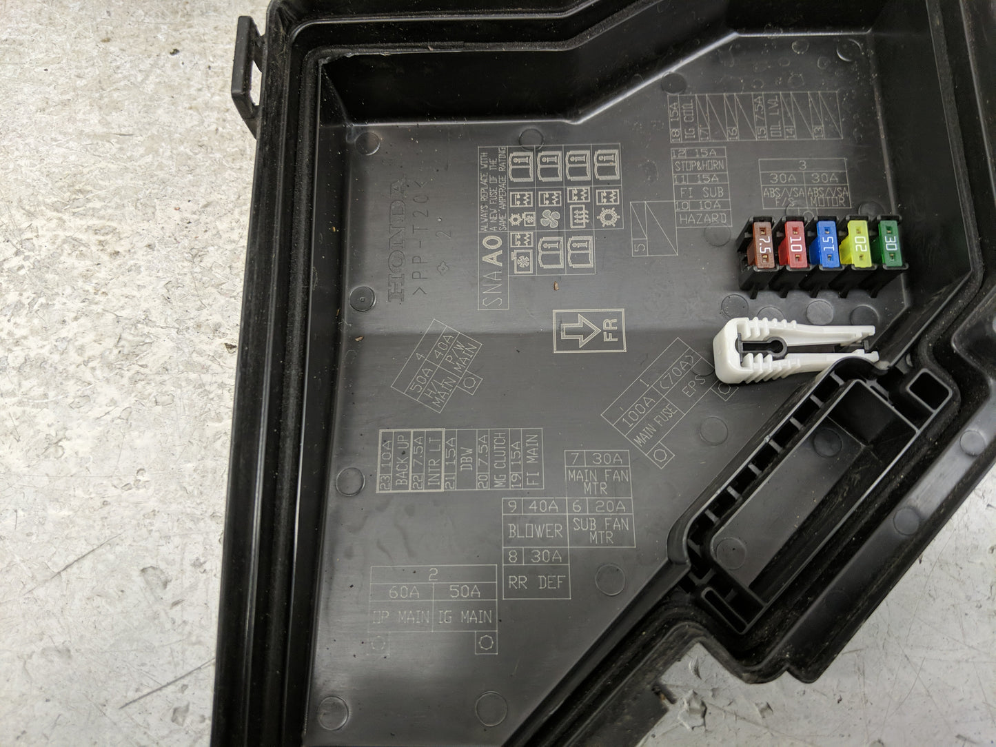 2007-2010 Lincoln Mkz Fusebox Fuse Box Panel Relay Module P/N:PP-T20 Fits Fits 2007 2008 2009 2010 OEM Used Auto Parts - Oem