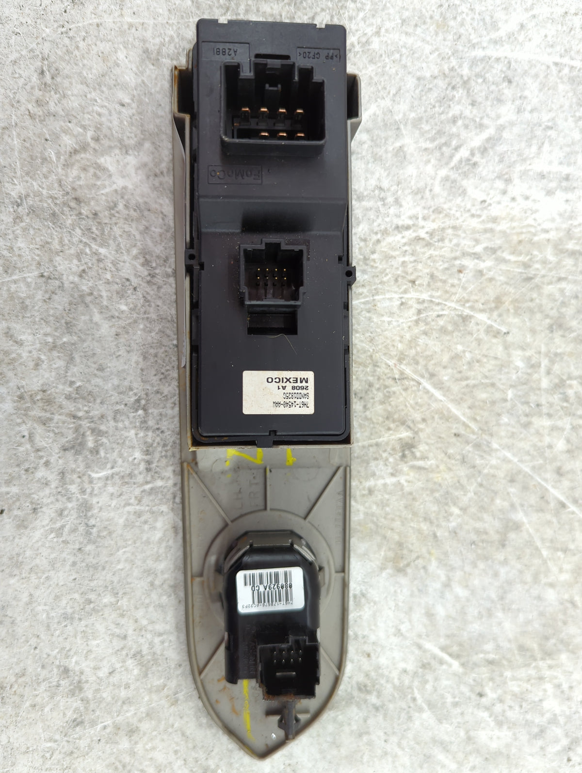 2007-2009 Lincoln Mkz Master Power Window Switch Replacement Driver Side Left P/N:7M6T-14540-AAW SANDD1825G Fits OEM Used Au