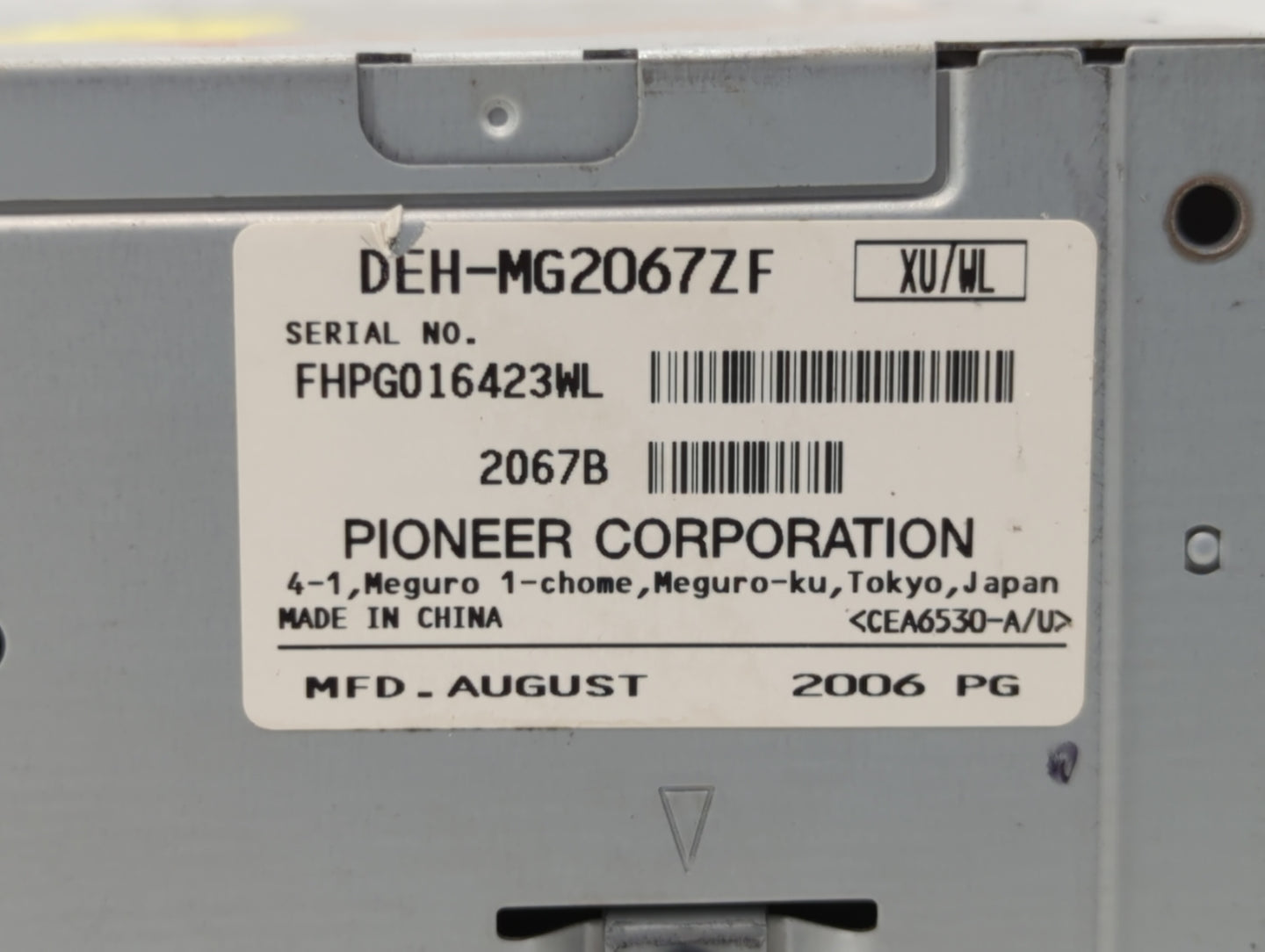 2007-2007 Lincoln Mkz Am Fm Cd Player Radio Receiver - Oemusedautoparts1.com