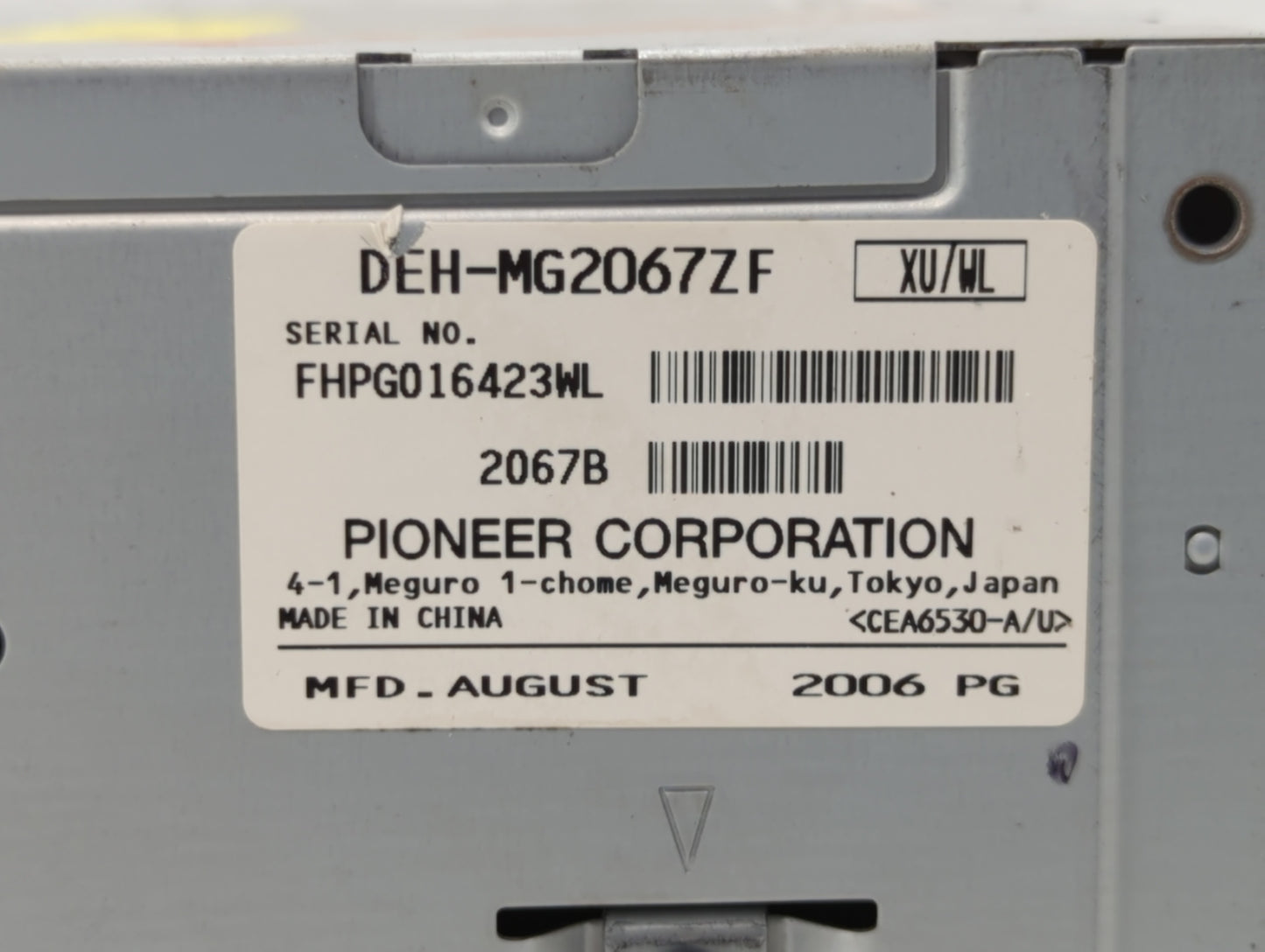 2007-2007 Lincoln Mkz Am Fm Cd Player Radio Receiver - Oemusedautoparts1.com