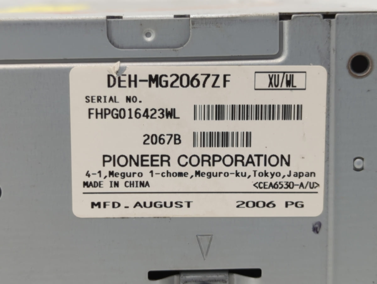 2007-2007 Lincoln Mkz Am Fm Cd Player Radio Receiver 440142 - Oemusedautoparts1.com