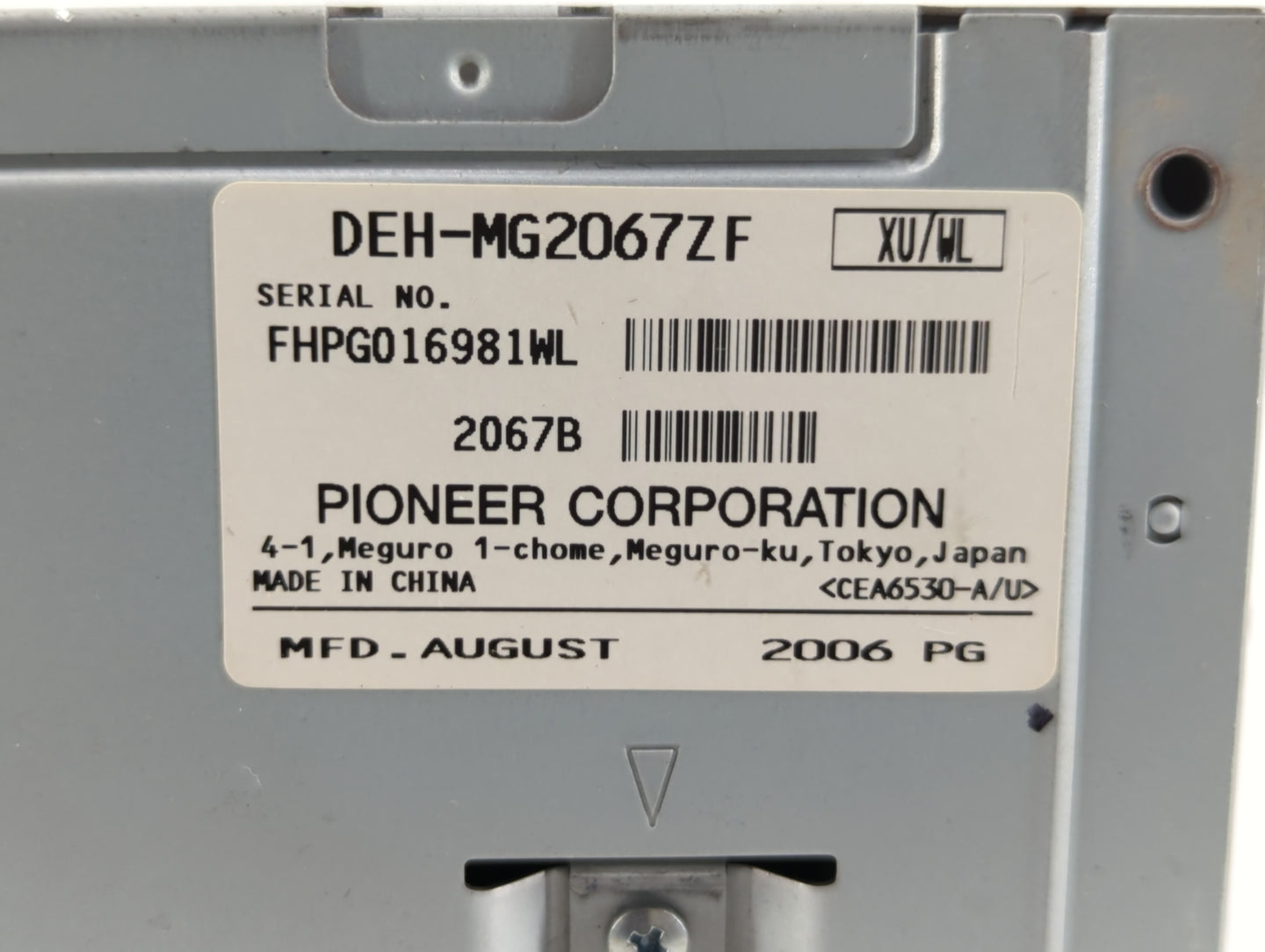 2007-2007 Lincoln Mkz Am Fm Cd Player Radio Receiver - Oemusedautoparts1.com
