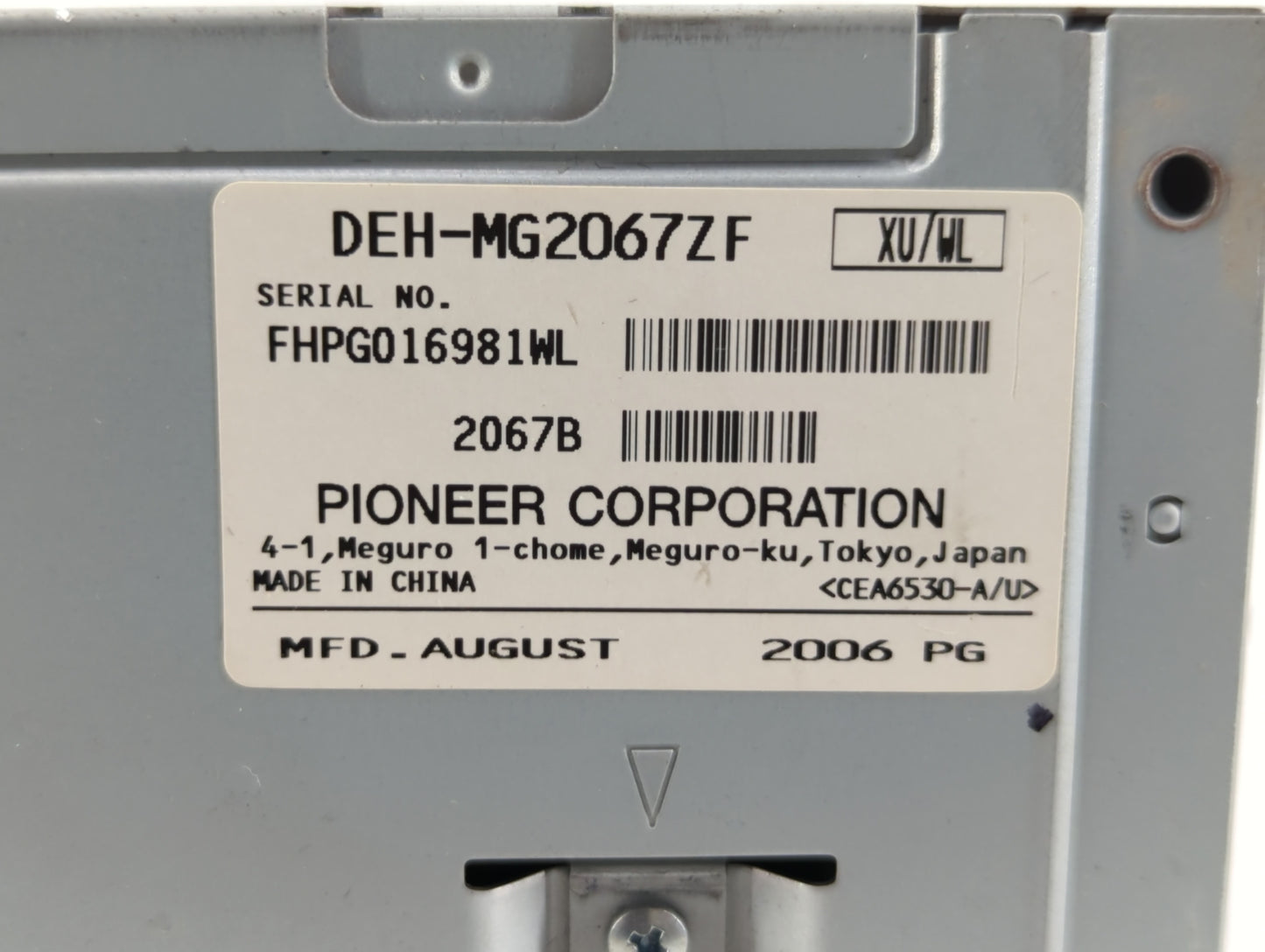 2007-2007 Lincoln Mkz Am Fm Cd Player Radio Receiver - Oemusedautoparts1.com