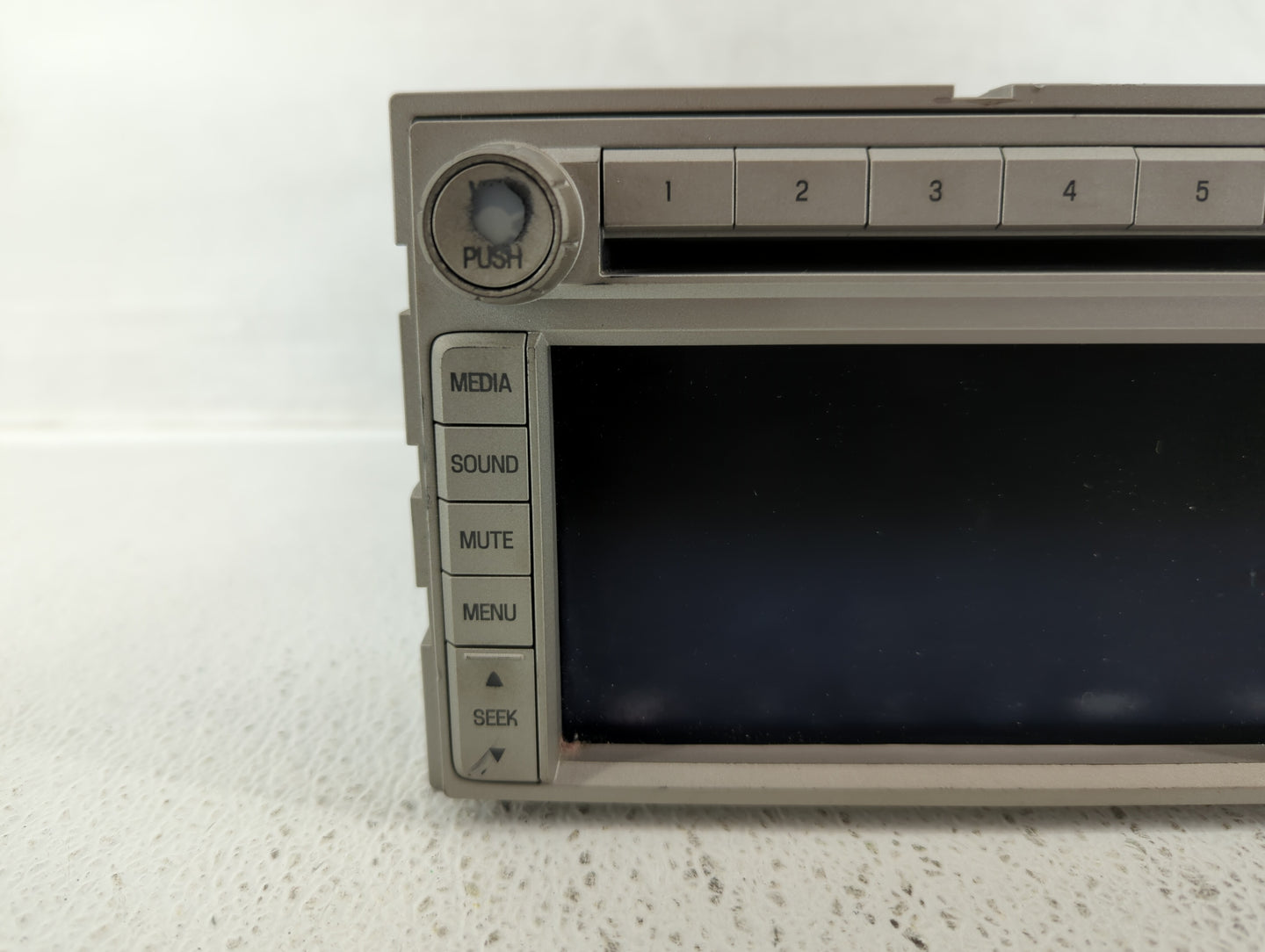 2007 Lincoln Mkz Radio AM FM Cd Player Receiver Replacement P/N:7H6T-18K931-AH 7H6T-18K931-AF Fits OEM Used Auto Parts - Oem