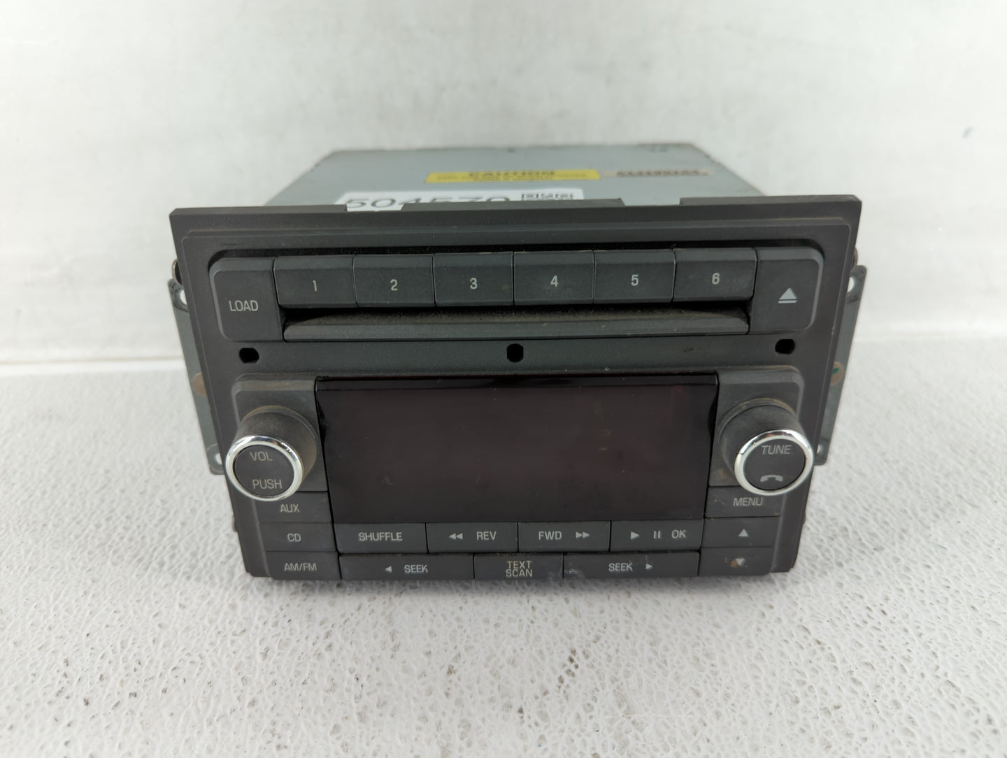 2007 Lincoln Mkz Radio AM FM Cd Player Receiver Replacement P/N:7H6T-18C815-AG DEH-MG2567ZF Fits OEM Used Auto Parts - Oemus
