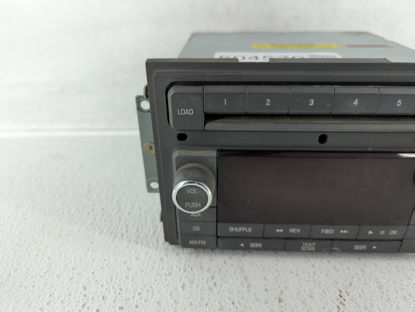 2007 Lincoln Mkz Radio AM FM Cd Player Receiver Replacement P/N:7H6T-18C815-AG DEH-MG2567ZF Fits OEM Used Auto Parts - Oemus