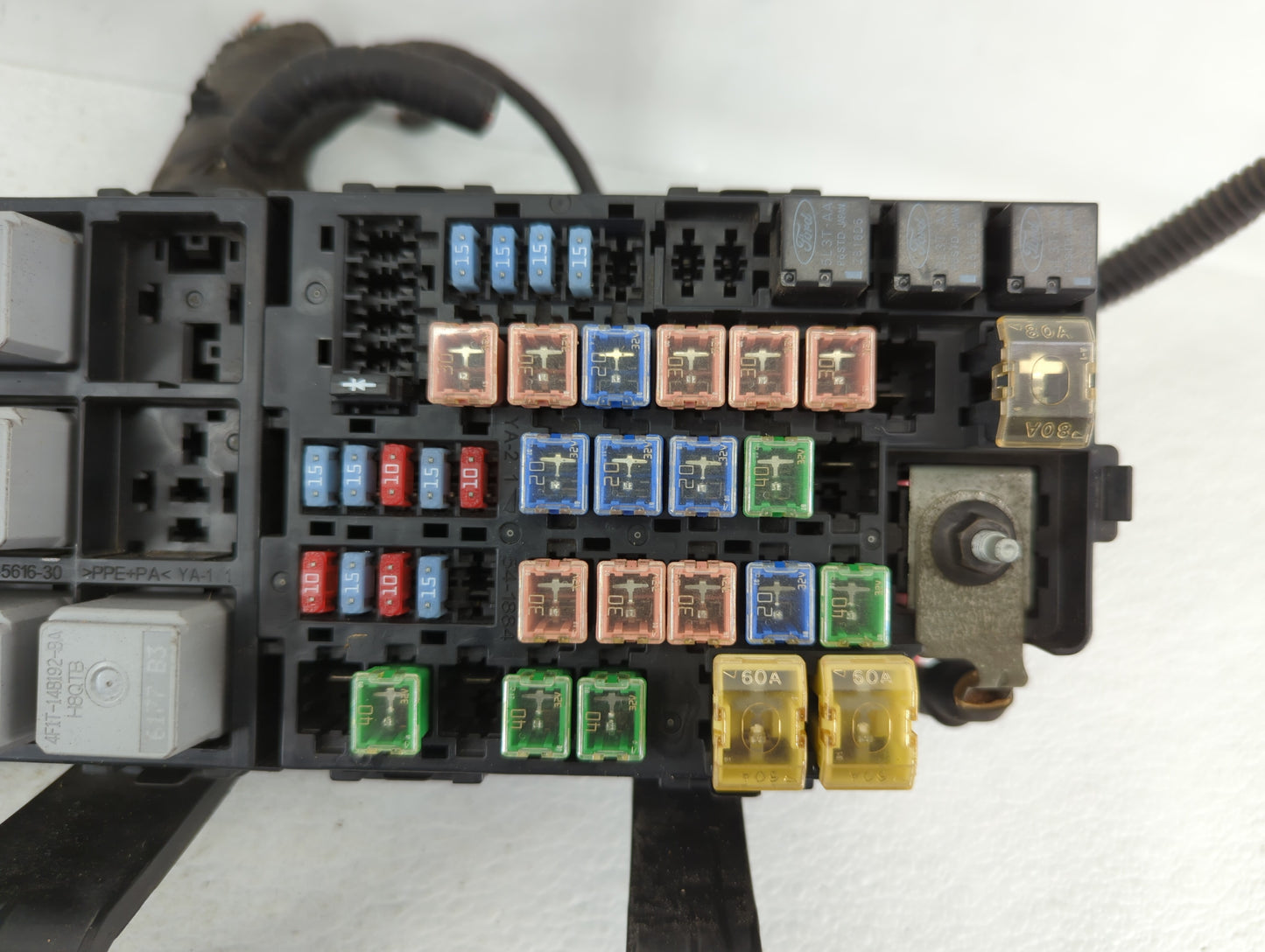 2007-2010 Lincoln Mkz Fusebox Fuse Box Panel Relay Module P/N:7H6T-14290-B AH6T-14290-B Fits Fits 2007 2008 2009 2010 OEM Us