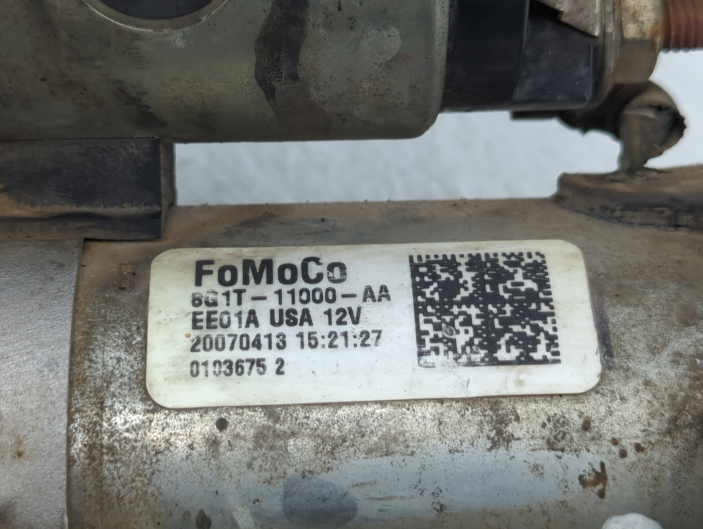 2013-2016 Lincoln Mkz Car Starter Motor Solenoid OEM P/N:8G1T-11000-BA Fits OEM Used Auto Parts - Oemusedautoparts1.com