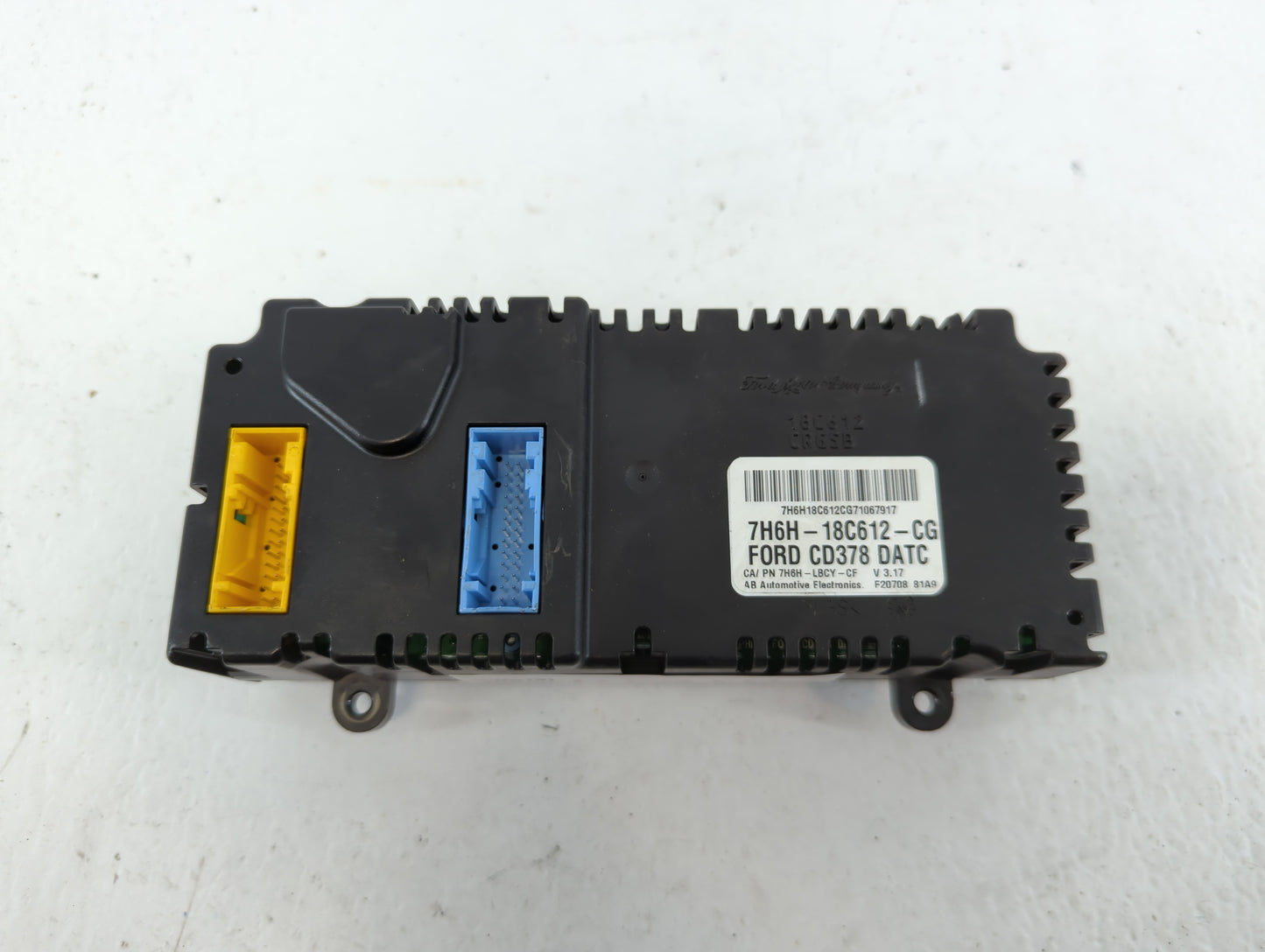 2007-2009 Lincoln Mkz Climate Control Module Temperature AC/Heater Replacement P/N:7H6H-18C612-CG Fits Fits 2007 2008 2009 O