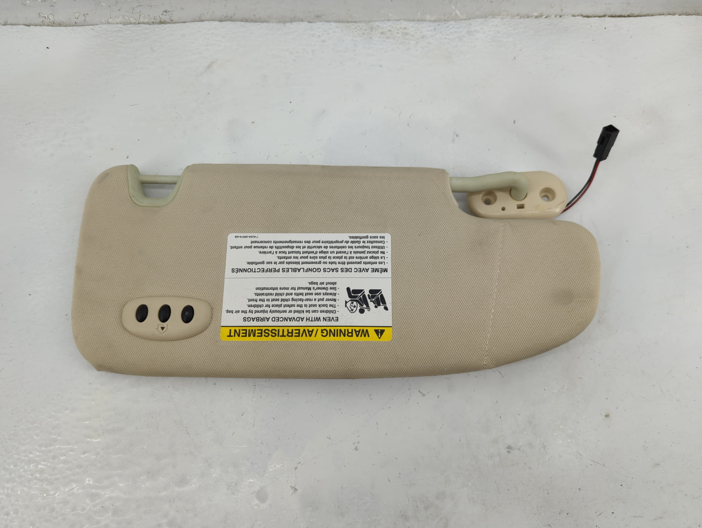 2007-2009 Lincoln Mkz Sun Visor Shade Replacement Driver Left Mirror Fits Fits 2006 2007 2008 2009 OEM Used Auto Parts - Oem