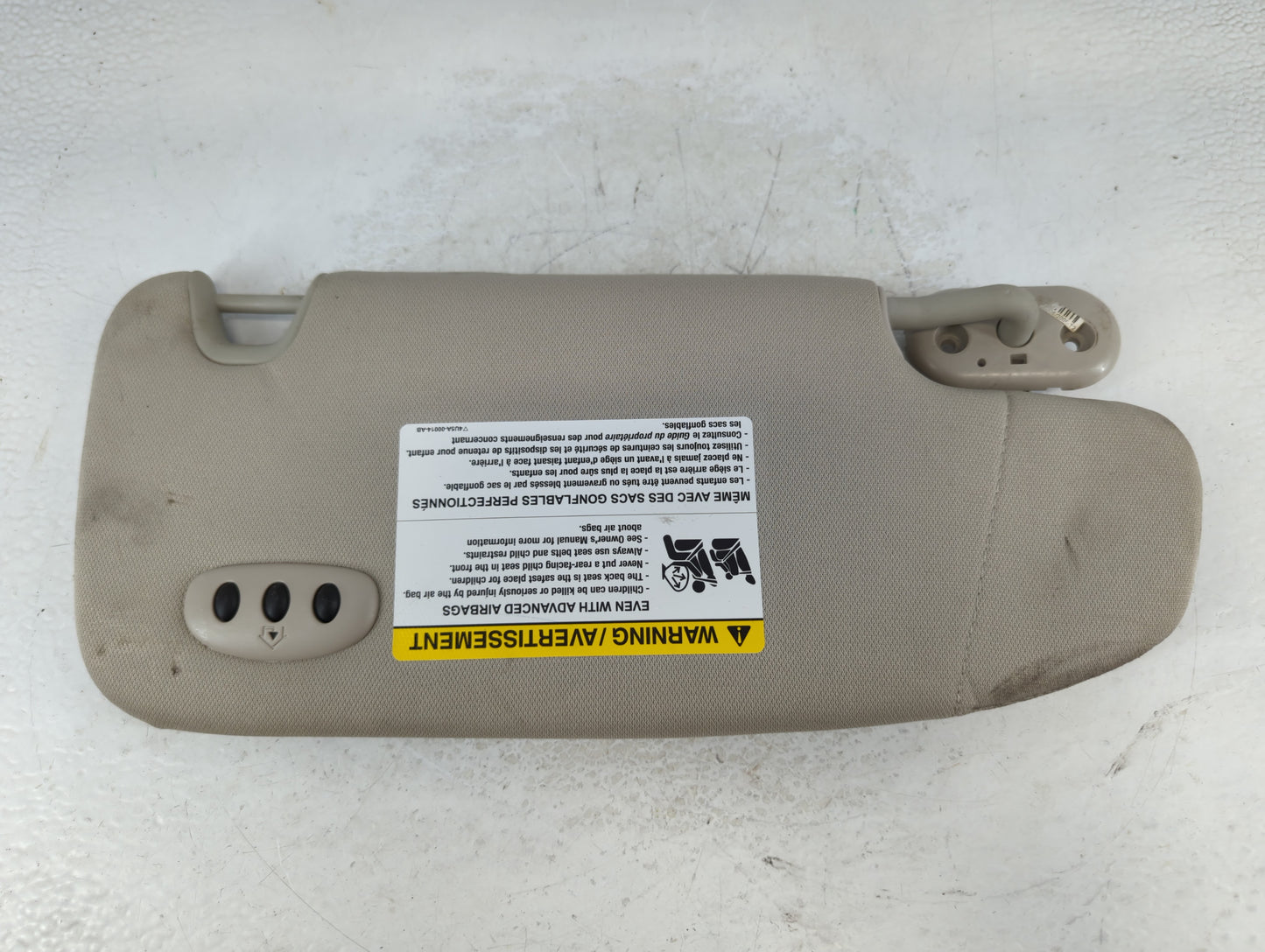 2007-2009 Lincoln Mkz Sun Visor Shade Replacement Driver Left Mirror Fits Fits 2006 2007 2008 2009 OEM Used Auto Parts - Oem