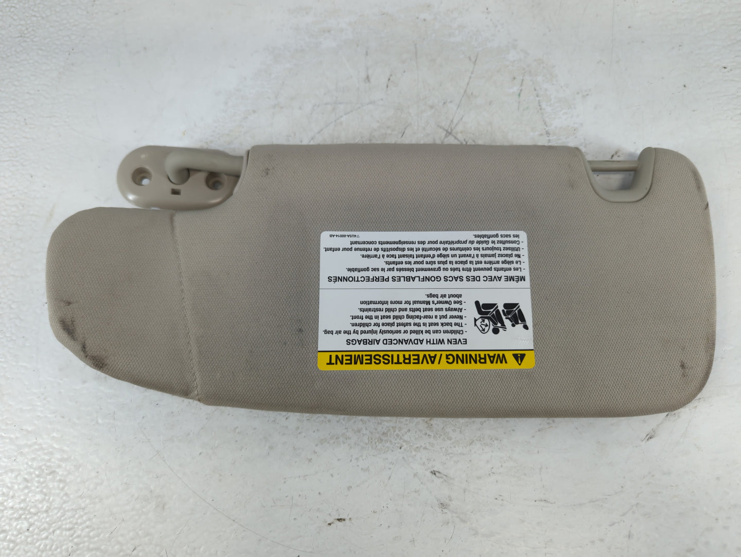 2007-2009 Lincoln Mkz Sun Visor Shade Replacement Passenger Right Mirror Fits Fits 2006 2007 2008 2009 OEM Used Auto Parts -