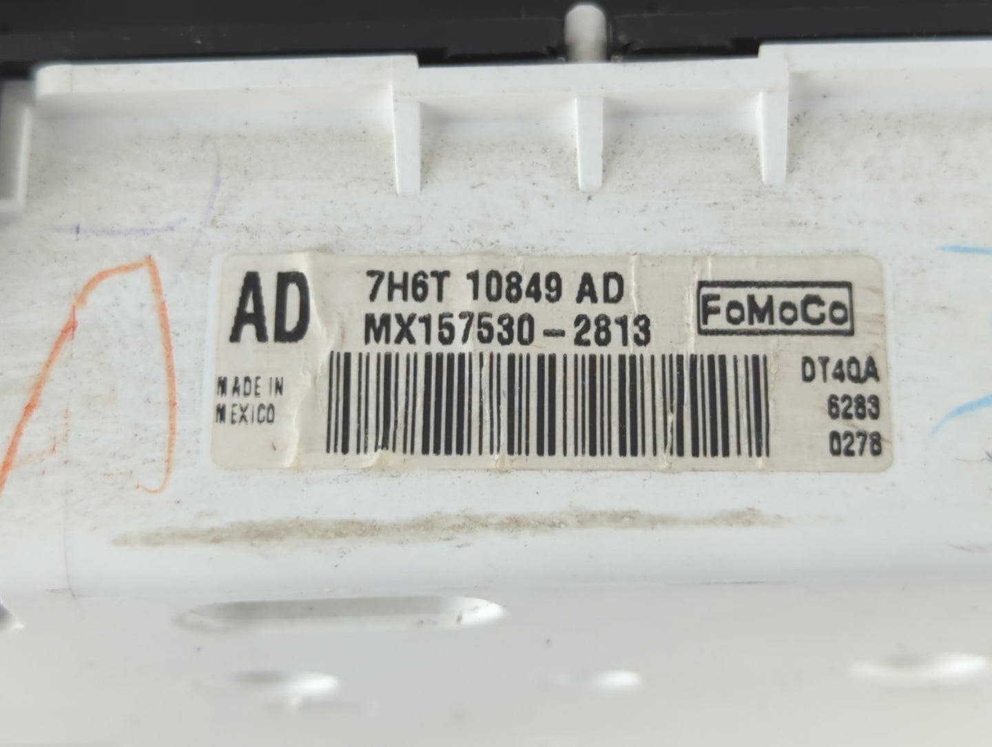 2007 Lincoln Mkz Instrument Cluster Speedometer Gauges Fits OEM Used Auto Parts - Oemusedautoparts1.com