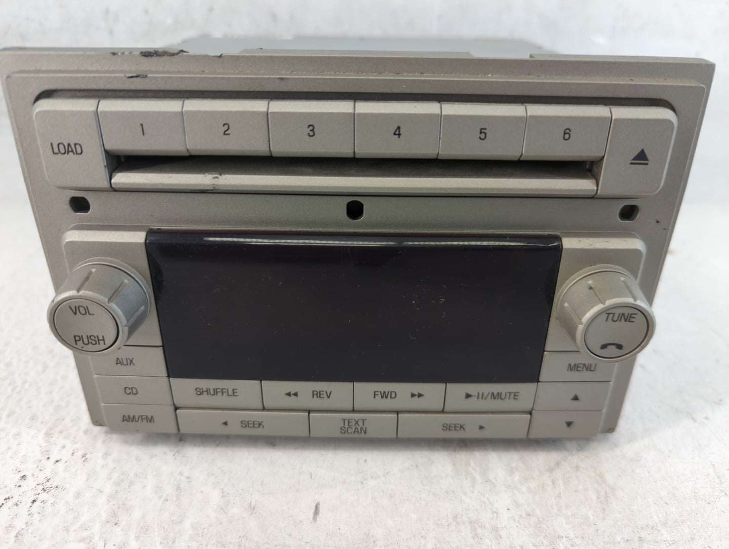2007 Lincoln Mkz Radio AM FM Cd Player Receiver Replacement P/N:7H6T-18C815-AF 7H6T18C815AF Fits OEM Used Auto Parts - Oemus