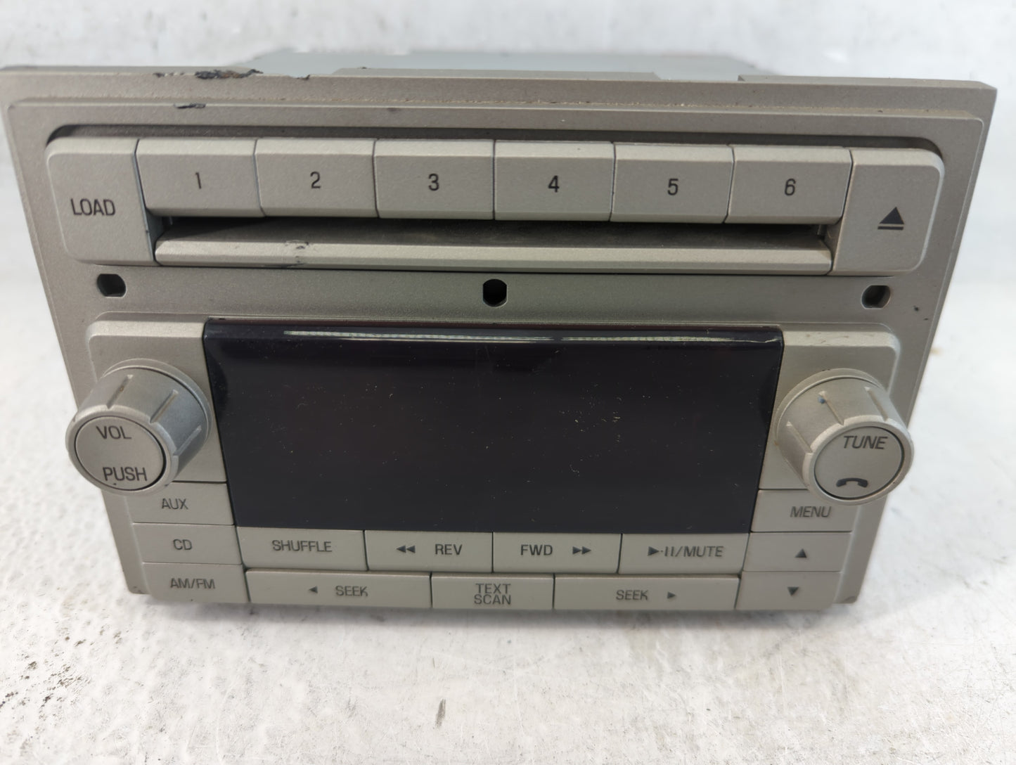 2007 Lincoln Mkz Radio AM FM Cd Player Receiver Replacement P/N:7H6T-18C815-AF 7H6T18C815AF Fits OEM Used Auto Parts - Oemus
