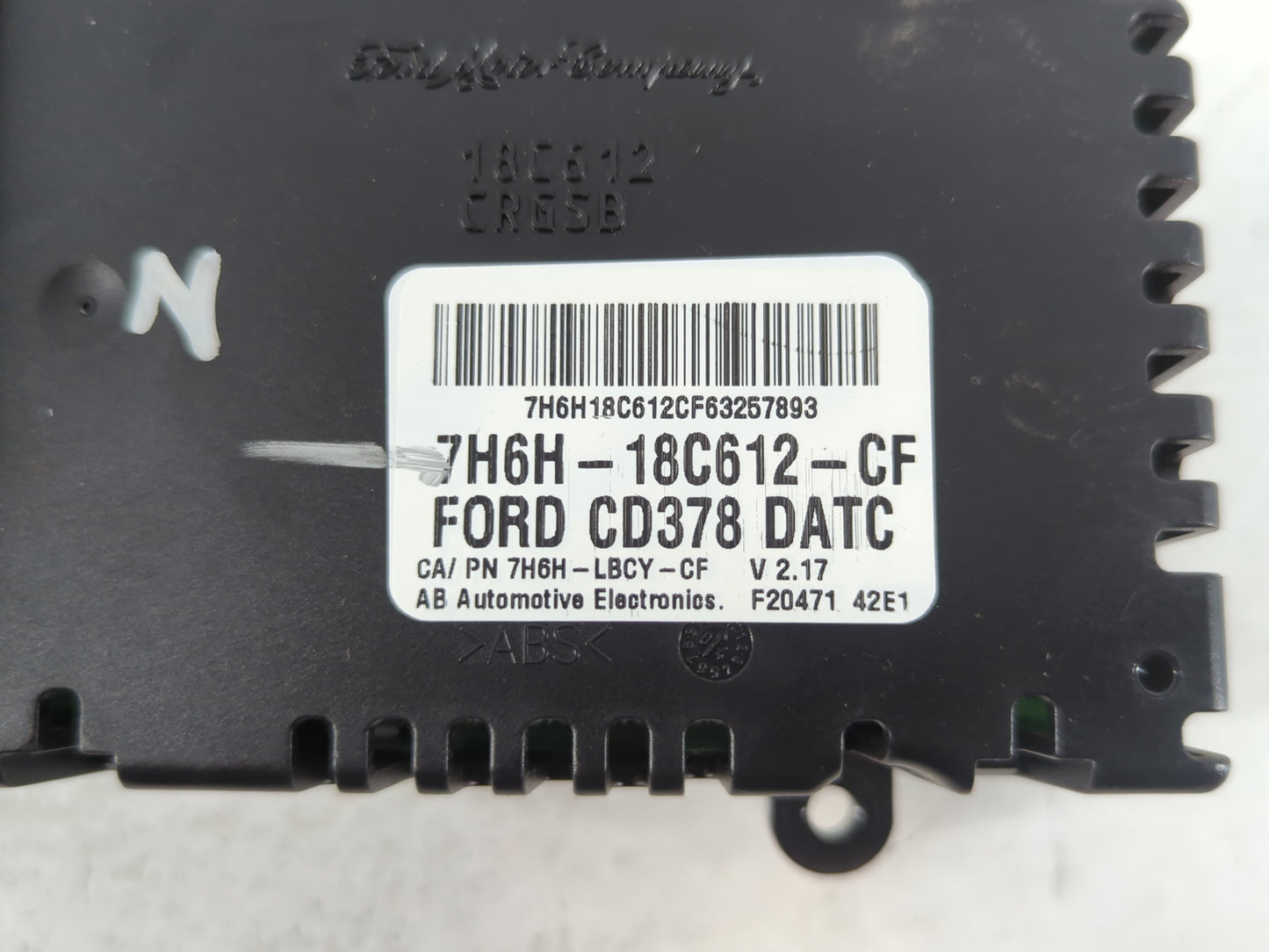 2007-2009 Lincoln Mkz Climate Control Module Temperature AC/Heater Replacement P/N:7H6H-18C612-CF Fits Fits 2007 2008 2009 O