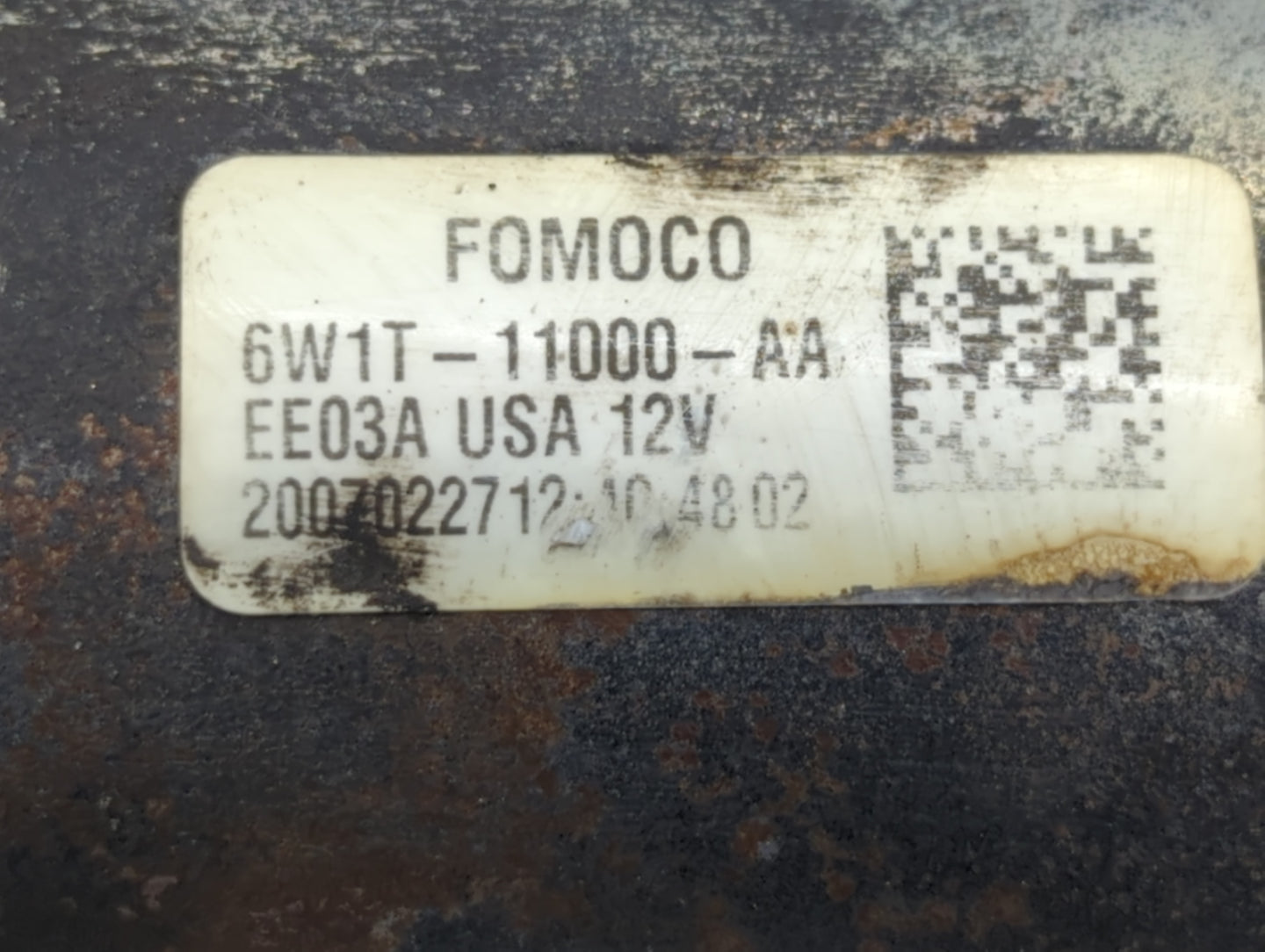 2005-2009 Lincoln Town Car Car Starter Motor Solenoid OEM P/N:6W1T-11000-AA Fits Fits 2005 2006 2007 2008 2009 OEM Used Auto