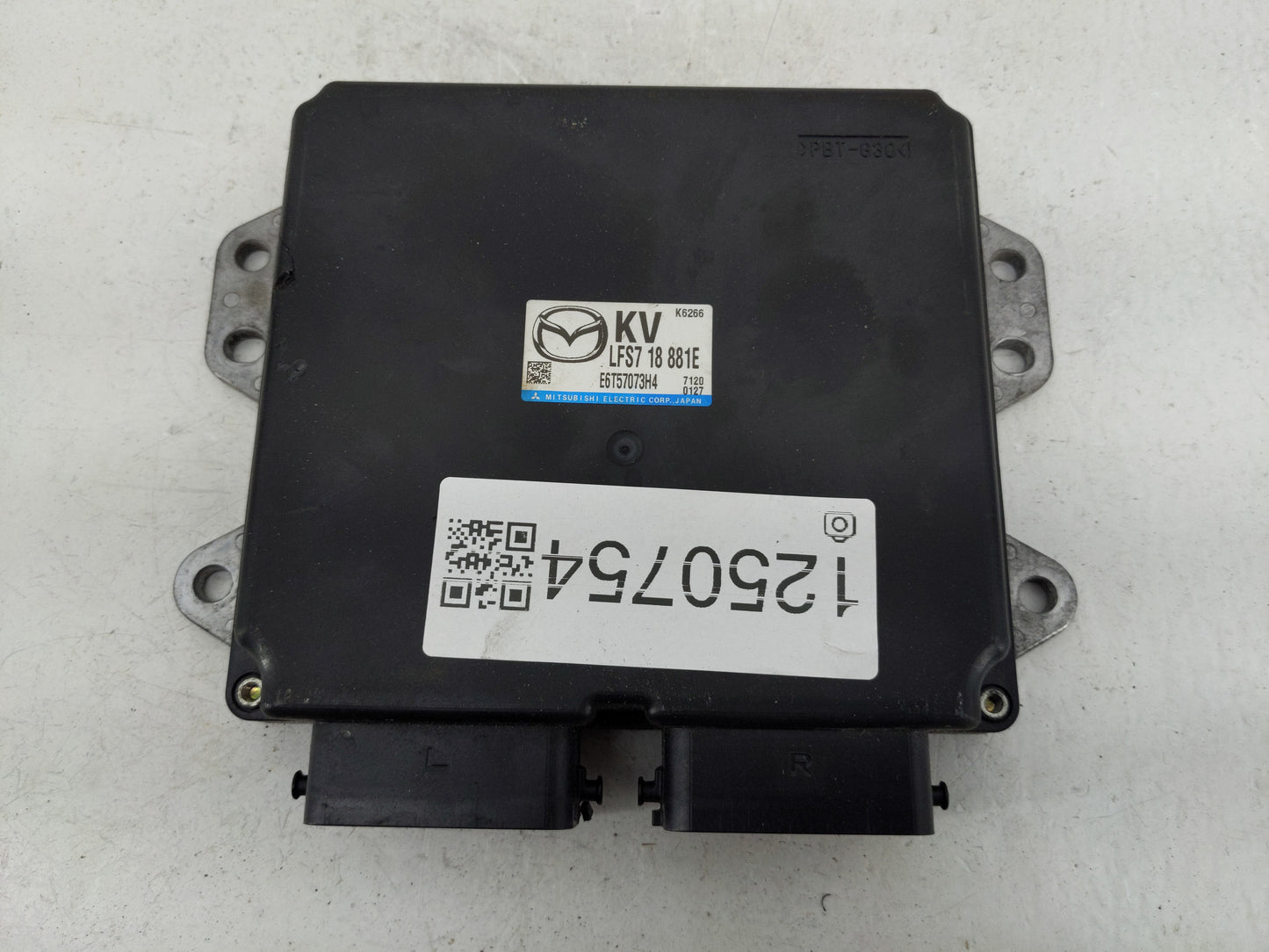 2007 Mazda 3 PCM Engine Control Computer ECU ECM PCU OEM P/N:LFS7 18 881E Fits OEM Used Auto Parts - Oemusedautoparts1.com