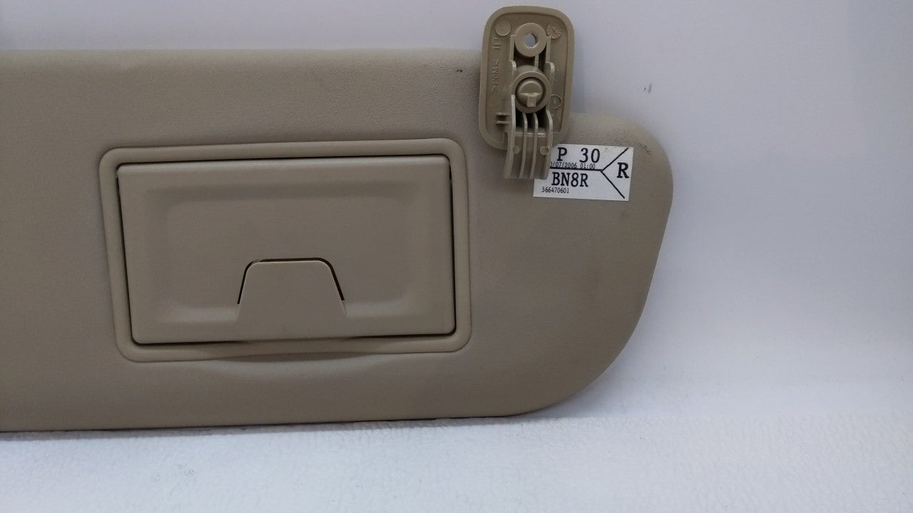 2007-2009 Mazda 3 Sun Visor Shade Replacement Passenger Right Mirror Fits Fits 2007 2008 2009 OEM Used Auto Parts - Oemuseda