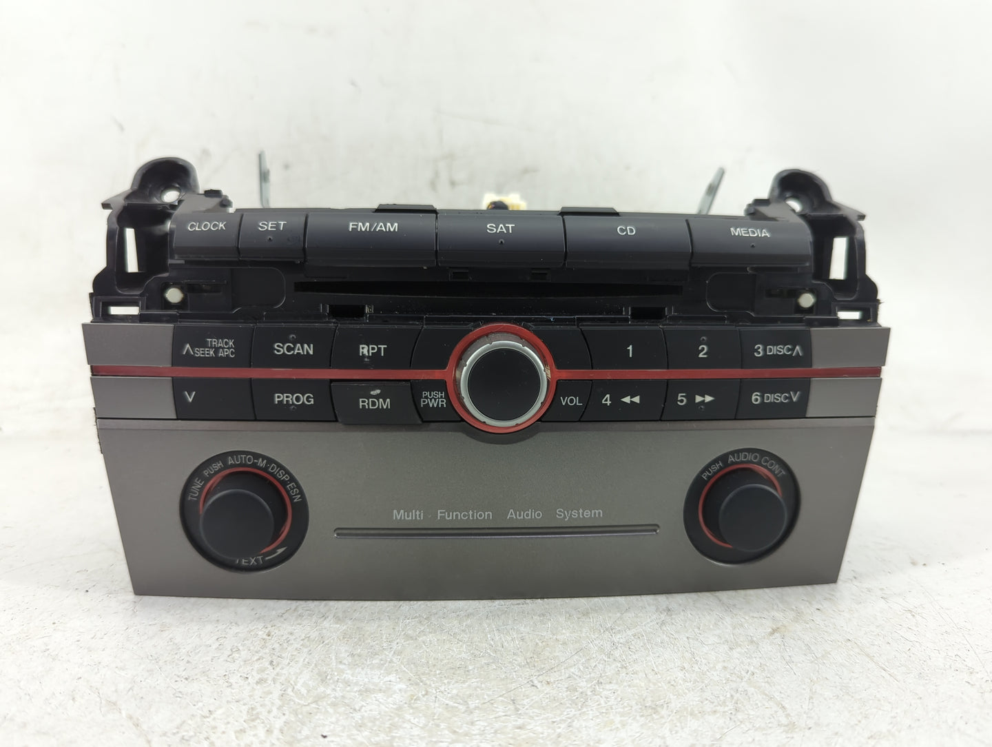 2006-2007 Mazda 3 Radio AM FM Cd Player Receiver Replacement P/N:BR9G-66-ARX Fits Fits 2006 2007 OEM Used Auto Parts - Oemus